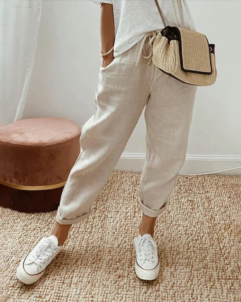 Klara - Stylish linen trousers